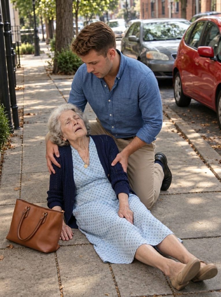 PART 1 – The Eight-Thirty Presentation I Missed Because a Stranger Collapsed Beside the Highway